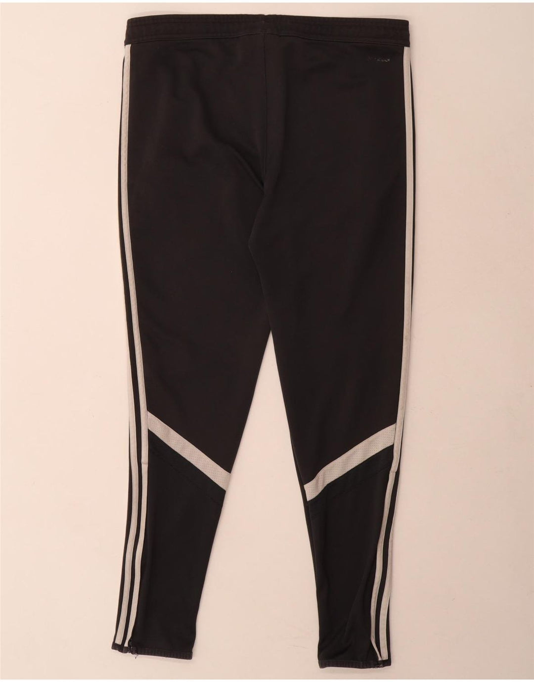 Мужские спортивные брюки Adidas Climalite, маленькие черные полиэстер с цветными блоками
