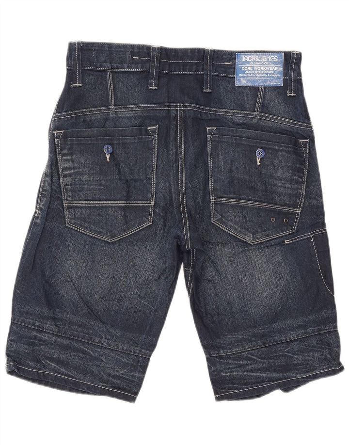 Jack & Jones Мужские джинсовые шорты карго среднего размера W32 Темно-синие хлопковые