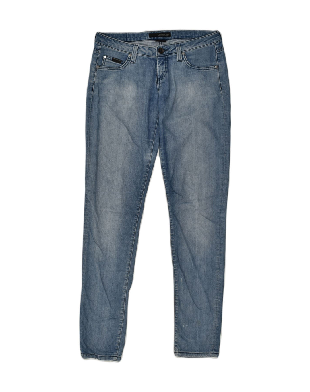 CALVIN KLEIN Womens Skinny Jeans W30 L34  Blue Cotton | Vintage Calvin Klein | Thrift | Second-Hand Calvin Klein | Used Clothing | Messina Hembry 