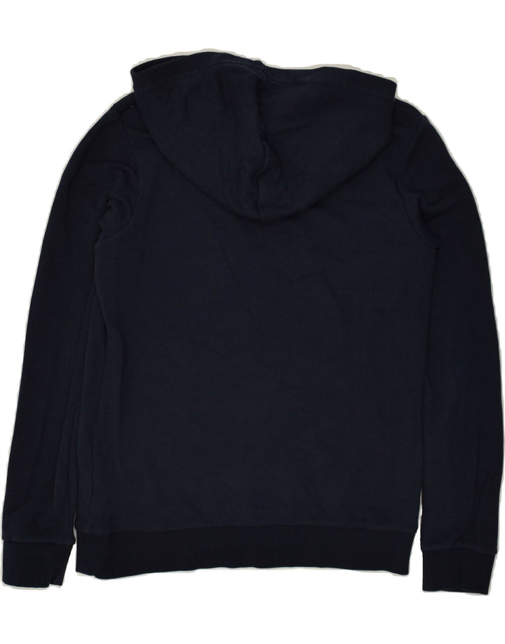 JACK & JONES Girls Graphic Hoodie Jumper 13-14 Years Navy Blue Cotton | Vintage Jack & Jones | Thrift | Second-Hand Jack & Jones | Used Clothing | Messina Hembry 