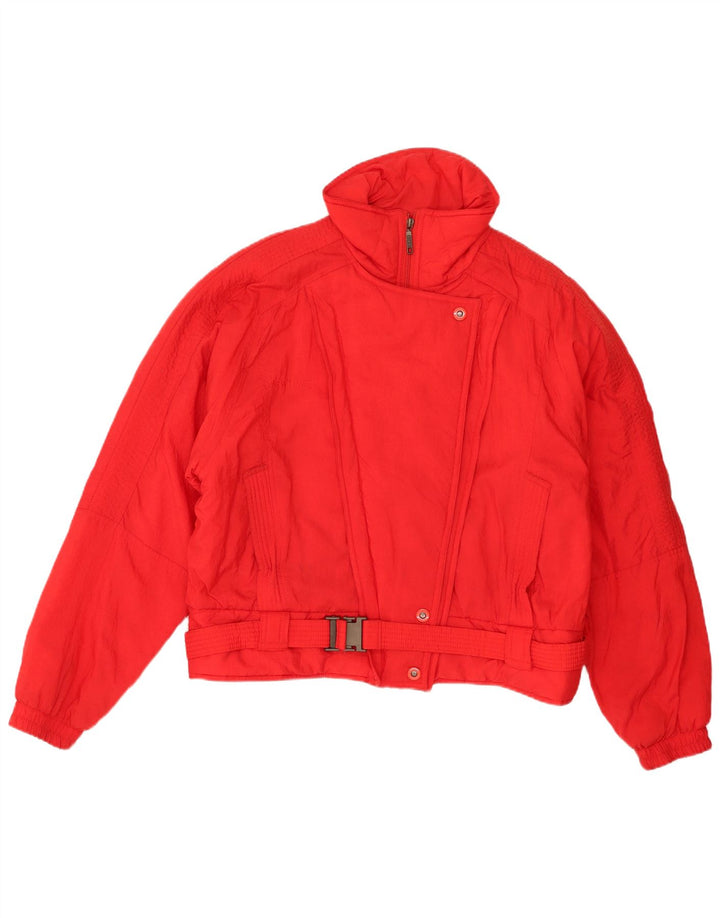 Винтажная женская стеганая куртка UK 18 XL, красная