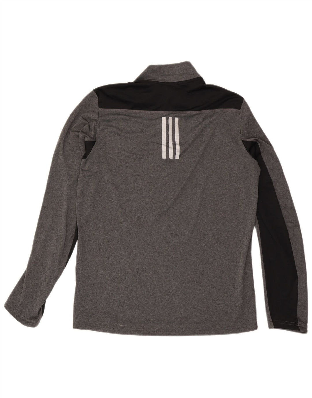 Мужской пуловер Adidas Aeroready, спортивный костюм среднего серого цвета с цветными блоками