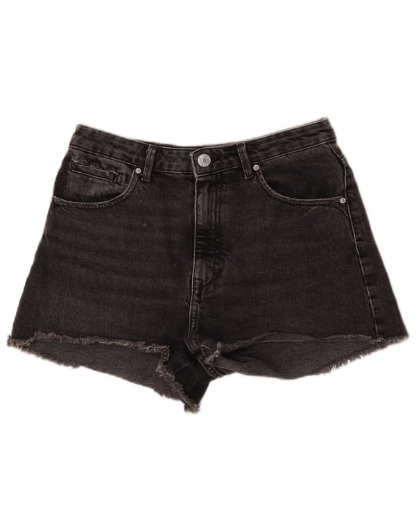 Женские джинсовые шорты Zara EU 40 Medium W30 Черные
