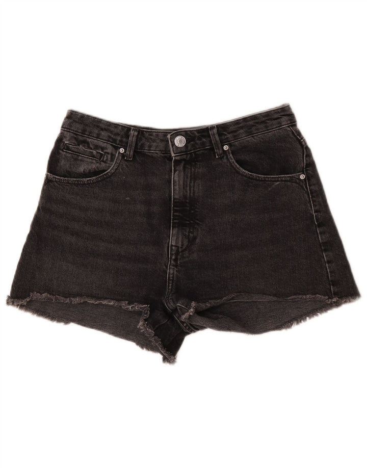 Женские джинсовые шорты Zara EU 40 Medium W30 Черные
