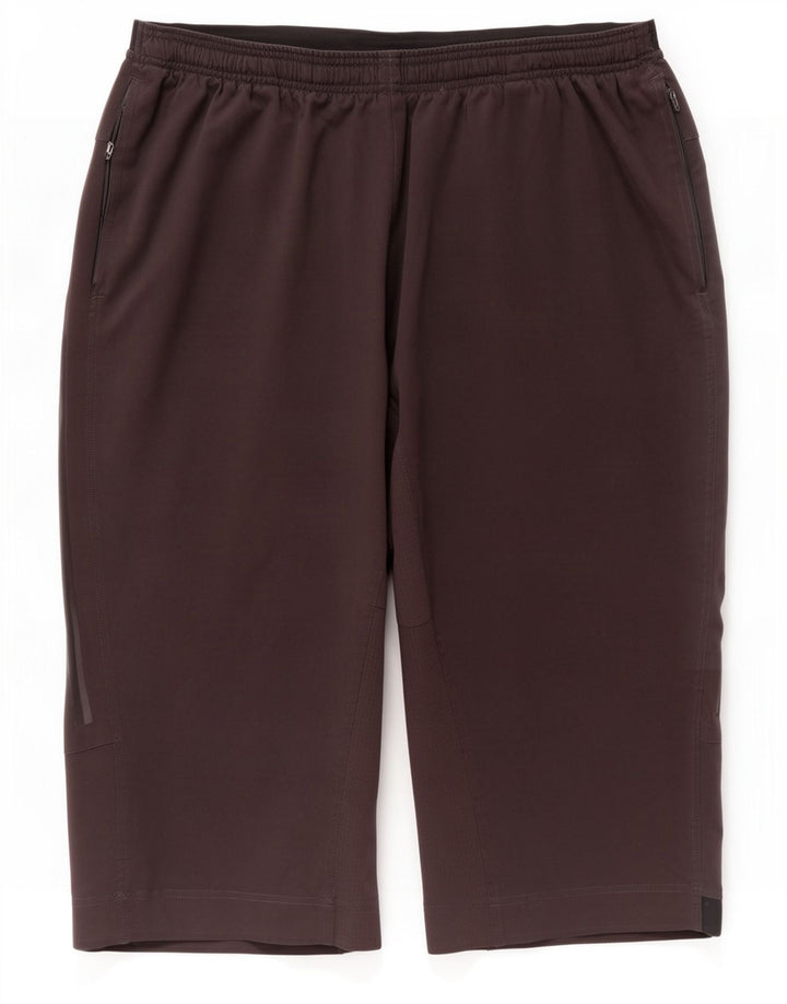 Женские спортивные шорты-бермуды Adidas UK 20 2XL, черный полиэстер