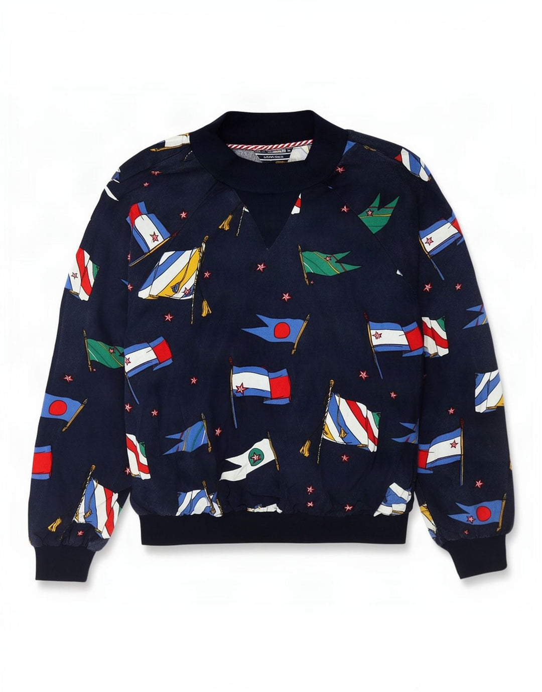Tommy Hilfiger Женский свитер с рисунком US 6 Средний Темно-синий