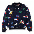 Tommy Hilfiger Женский свитер с рисунком US 6 Средний Темно-синий