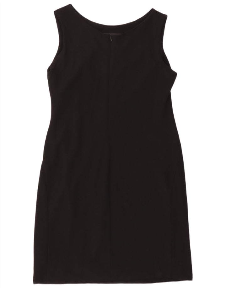 MARKS & SPENCER Womens Sleeveless Sheath Dress UK 20 2XL Black Polyester
