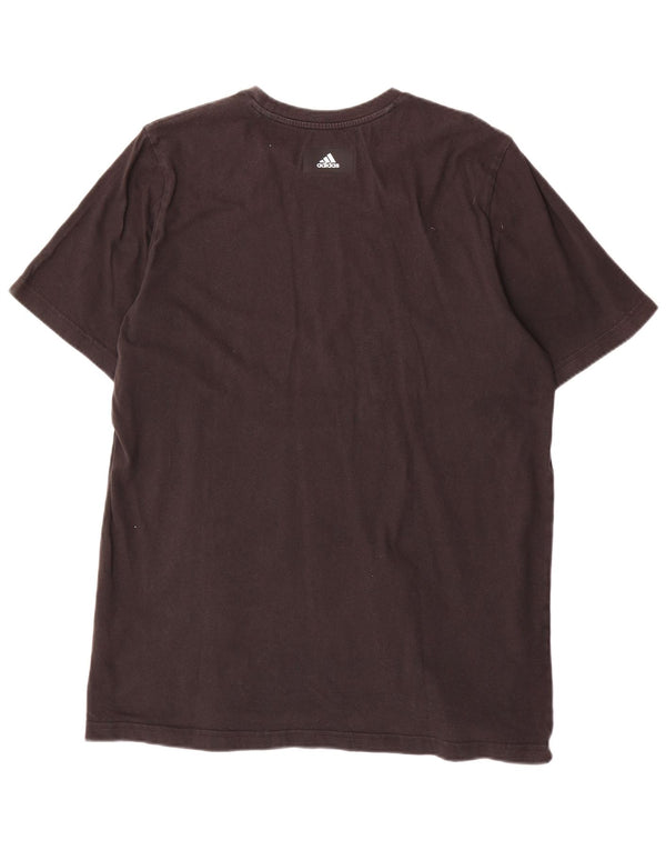 Мужская футболка с рисунком ADIDAS, большой черный хлопок