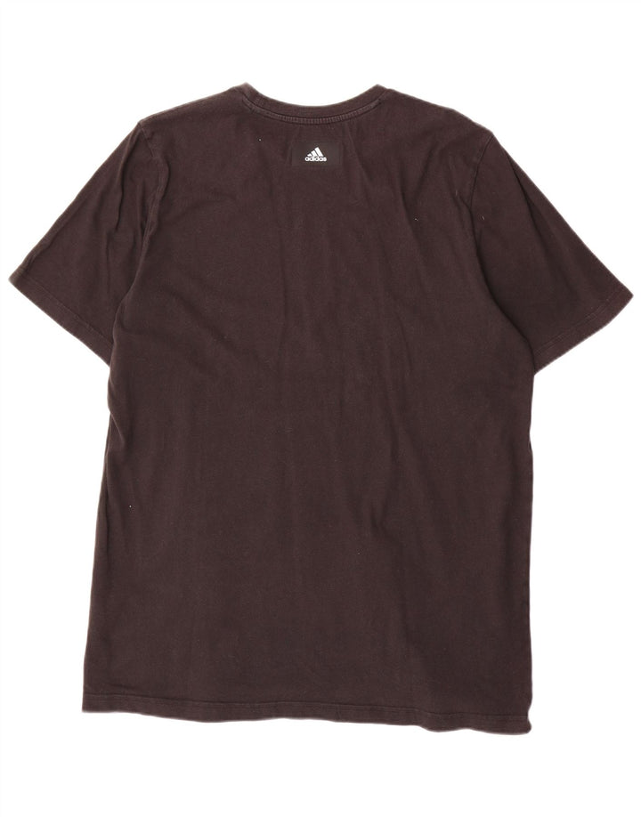 Мужская футболка с рисунком ADIDAS, большой черный хлопок