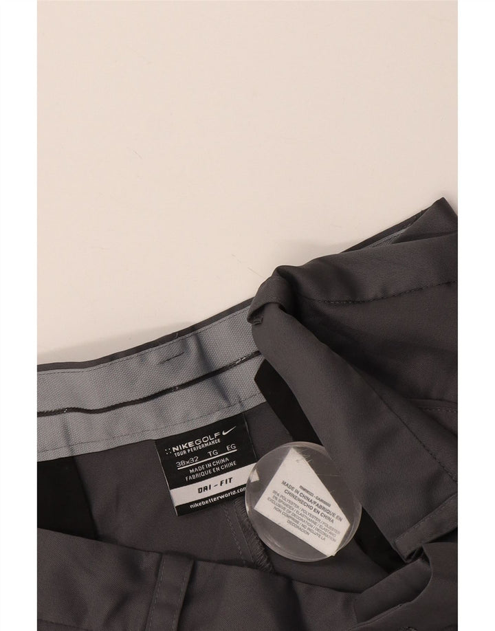 Мужские брюки-чиносы Nike Dri Fit W38 L29, серый полиэстер