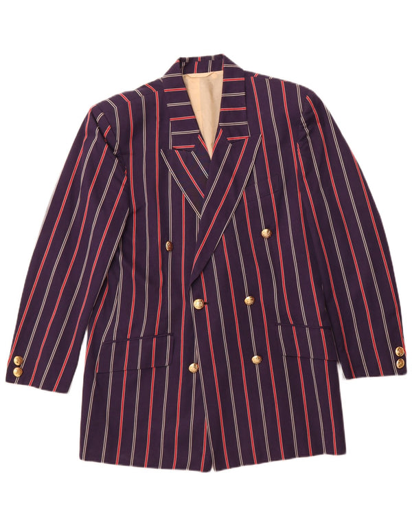 Мужской пиджак Генри Коттонс IT 44 XS Темно-синий в полоску из хлопка