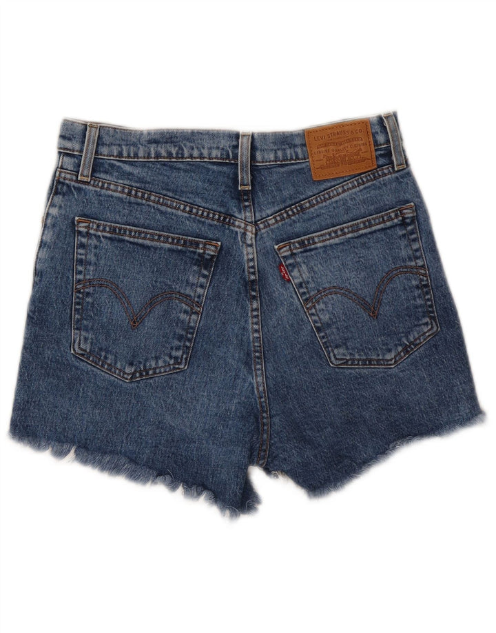 Женские джинсовые шорты Levi's Ribcage W28, средний синий, хлопок