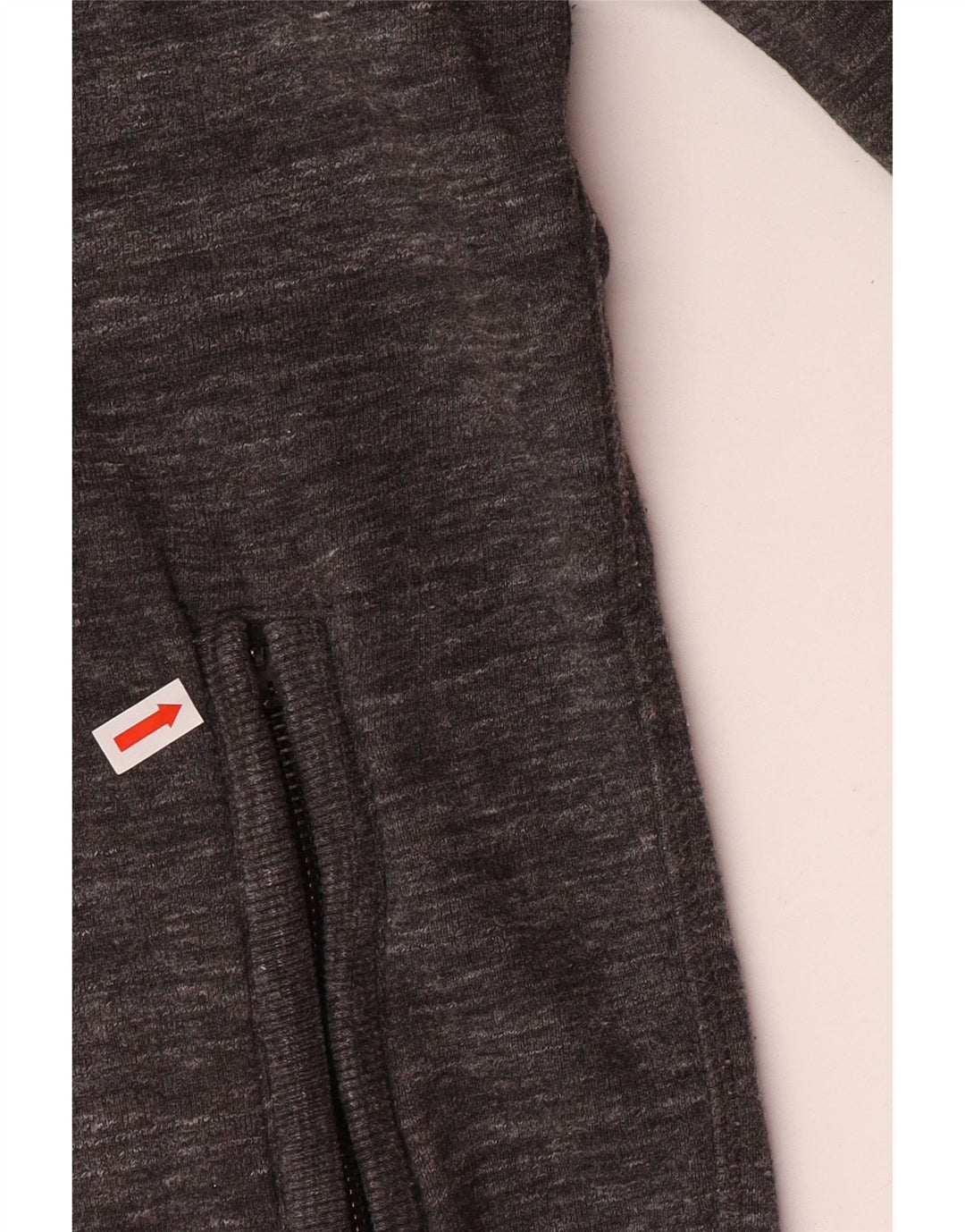 SUPERDRY Мужской джемпер с капюшоном, маленький серый, хлопковый в крапинку