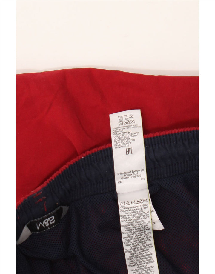 Мужские шорты для плавания Marks & Spencer, большие красные из полиэстера