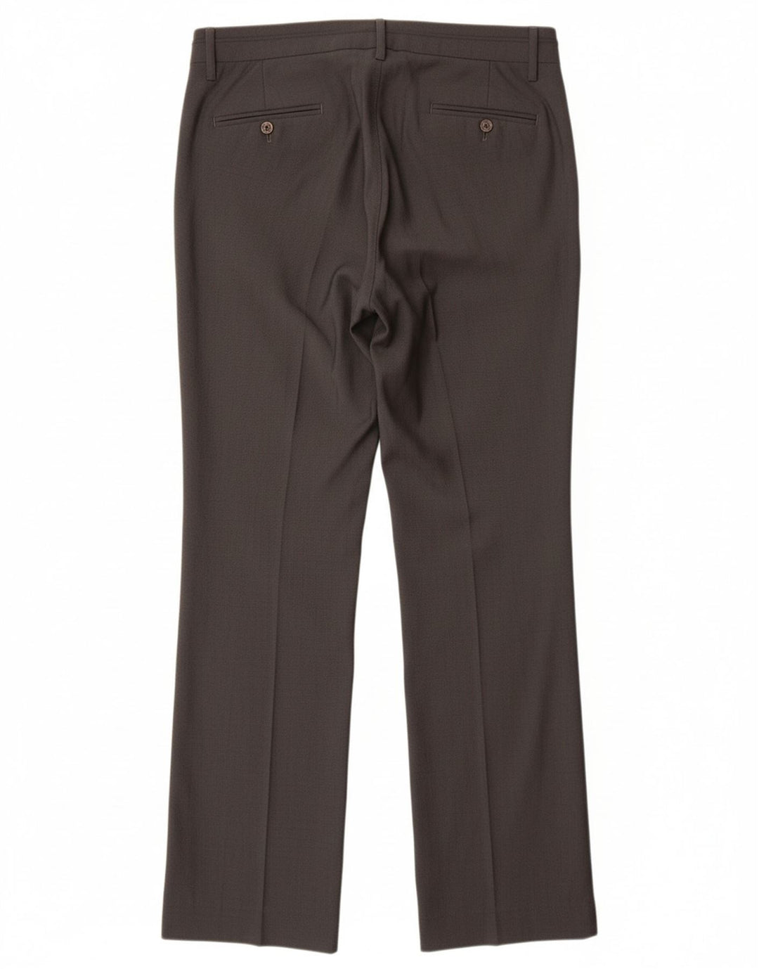 MASSIMO DUTTI Женские прямые костюмные брюки EU 38 Small W28 L33 Серые шерстяные