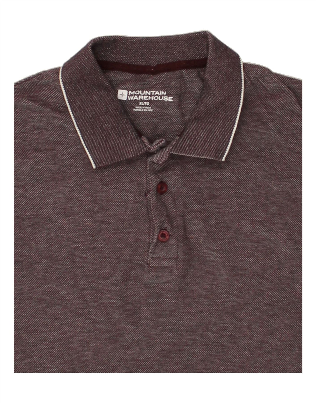 MOUNTAIN WAREHOUSE Mens Polo Shirt XL Grey Cotton Vintage Mountain Warehouse and Second-Hand Mountain Warehouse from Messina Hembry 