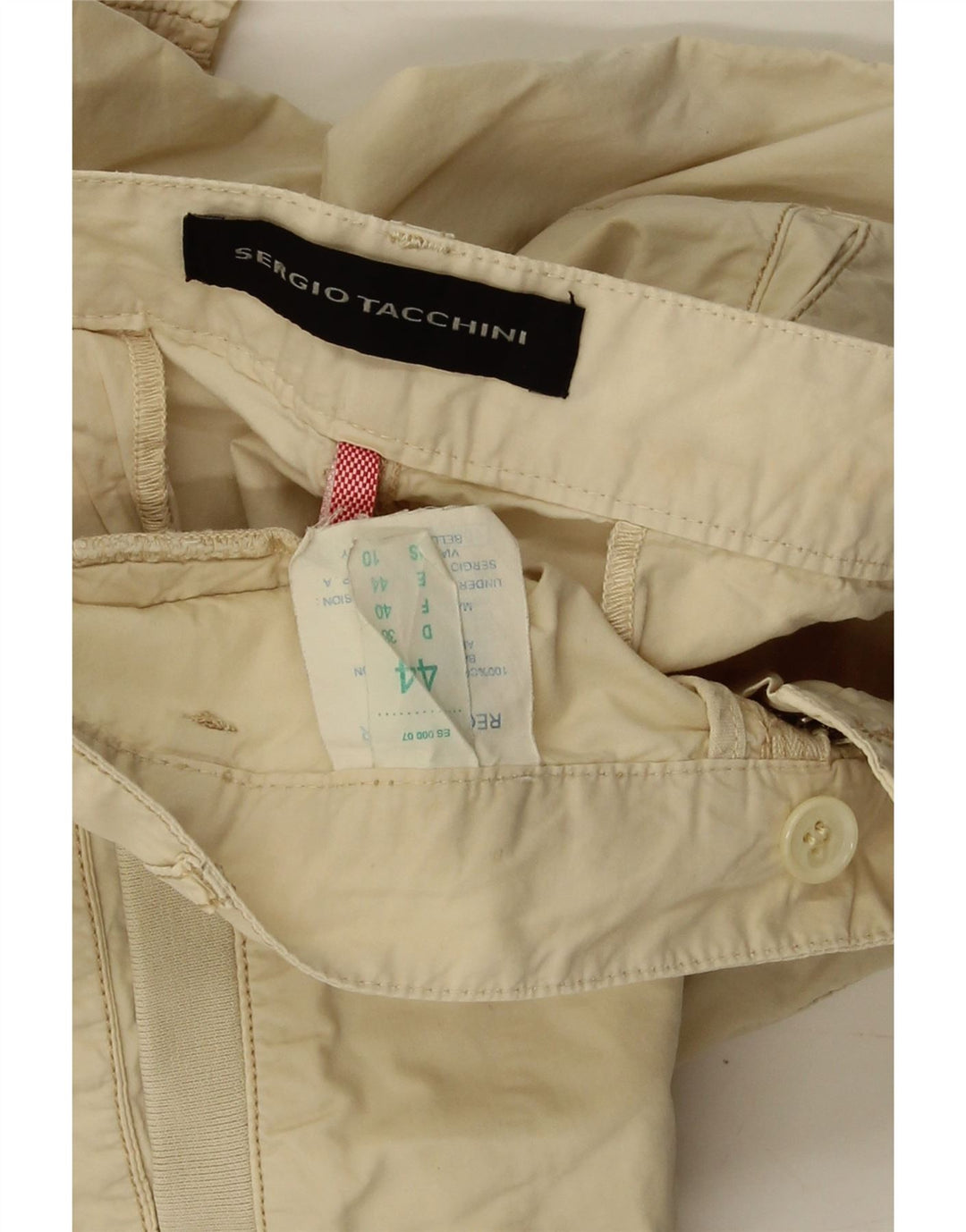 SERGIO TACCHINI Женские шорты чинос EU 44 XL W36 Бежевые хлопковые