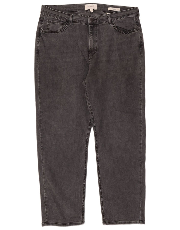 Женские прямые джинсы Marks & Spencer Per Una UK 20 2XL W40 L28 черные