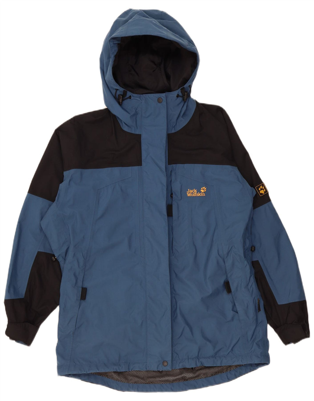 Женская ветровка с капюшоном Jack Wolfskin UK 12, средний синий