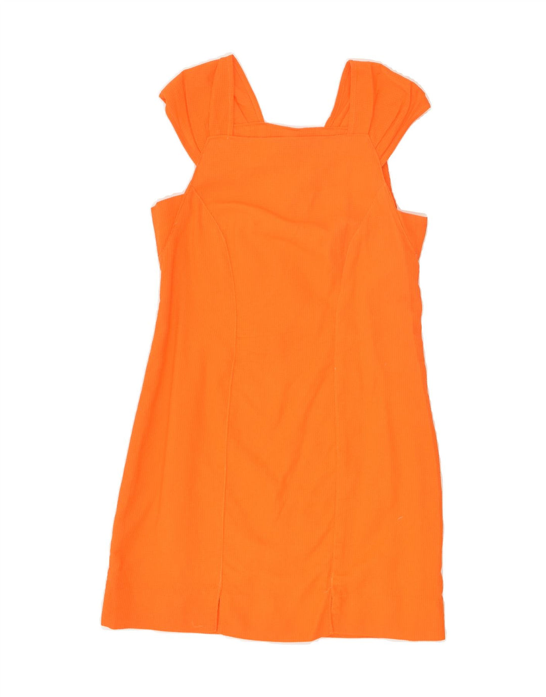 VINTAGE Womens Sleeveless Basic Dress UK 10 Small Orange | Vintage Vintage | Thrift | Second-Hand Vintage | Used Clothing | Messina Hembry 