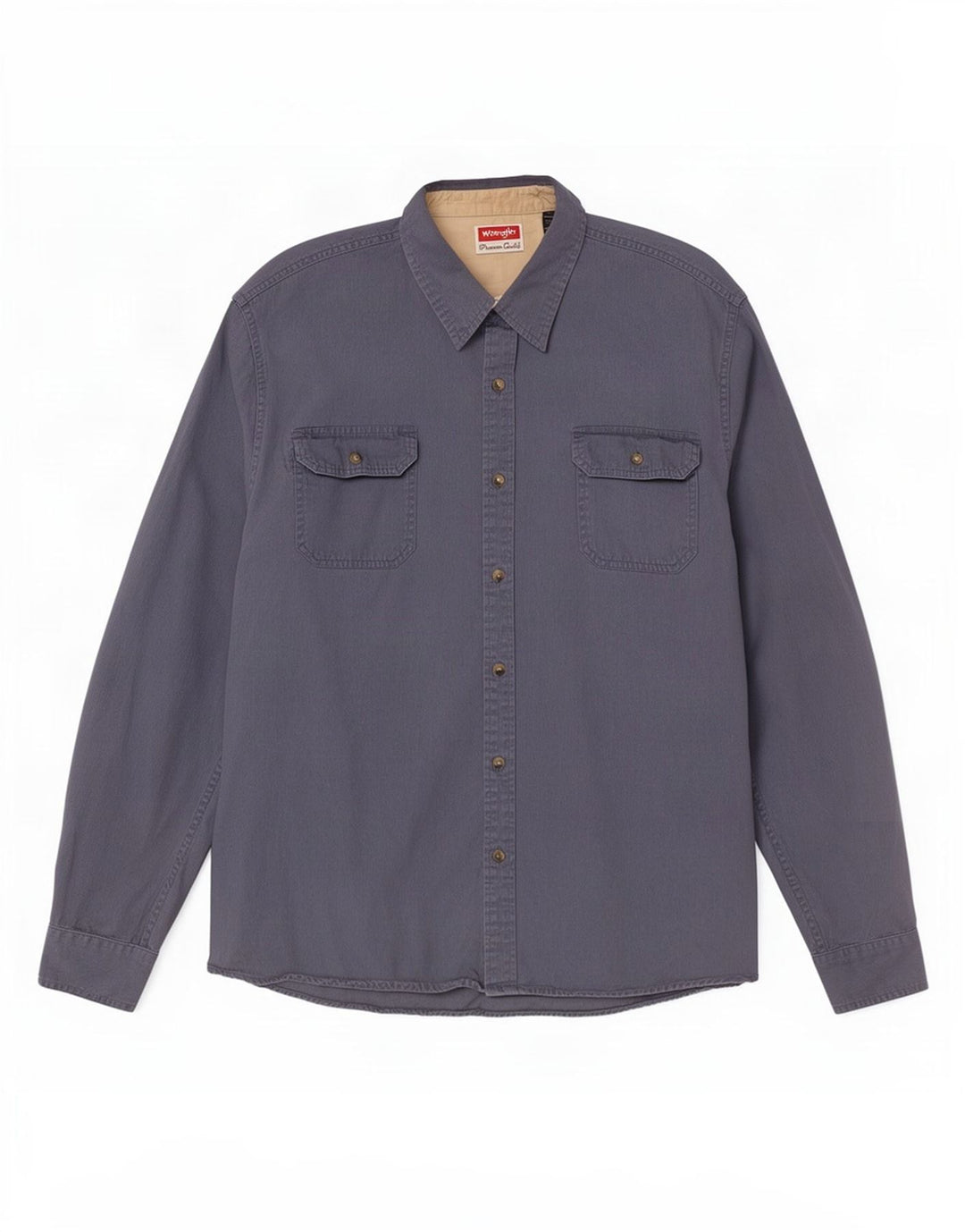 Мужская рубашка Wrangler 2XL, синяя, хлопок