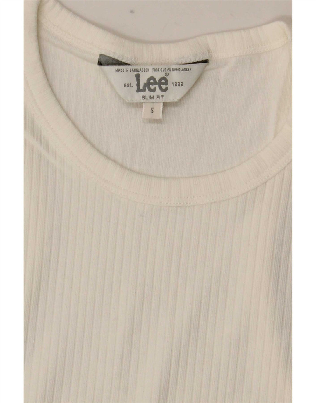 Женский укороченный жилет Lee Slim Fit UK 8, маленький белый