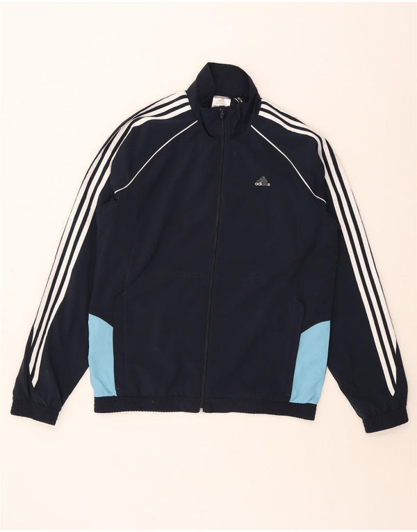 Мужская спортивная куртка Adidas Climalite UK 40/42 Medium Navy Blue