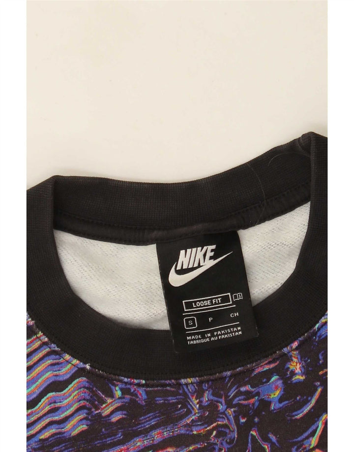 Мужской свитшот с абстрактным узором Nike, маленький разноцветный спортивный джемпер