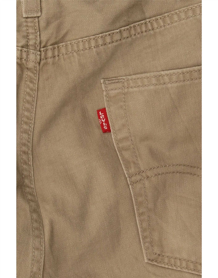 Мужские прямые спортивные шорты Levi's W38 L30 Бежевые