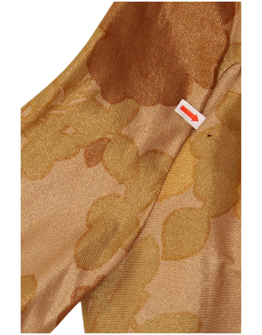 Винтажный женский укороченный пиджак на 1 пуговице, Великобритания 14, средний коричневый цвет с цветочным принтом