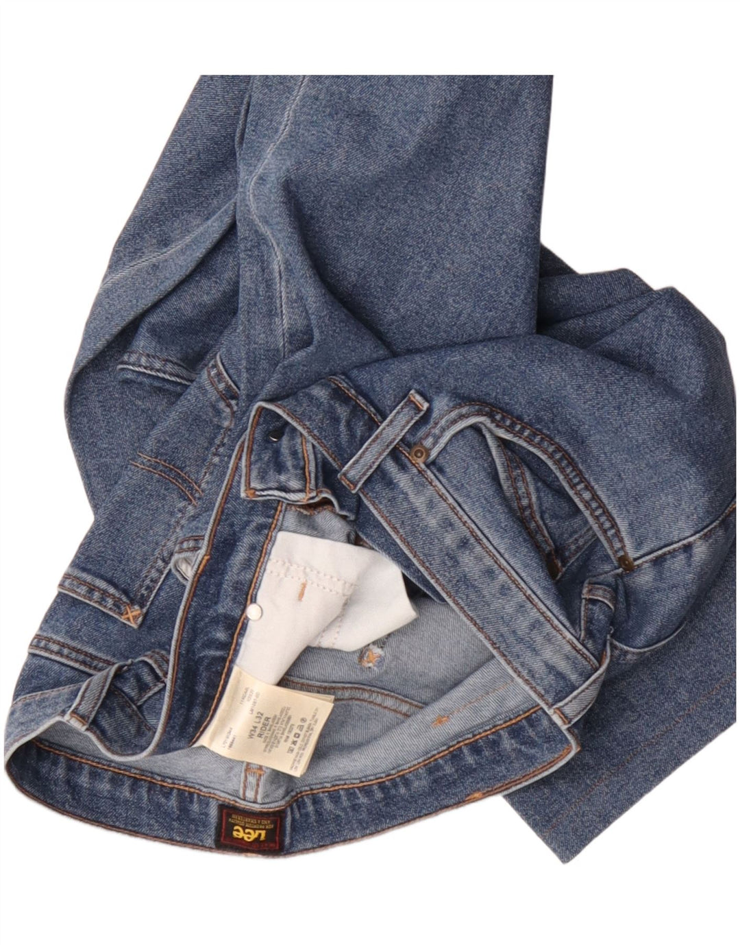 Мужские прямые джинсы Lee W34 L32, синий хлопок