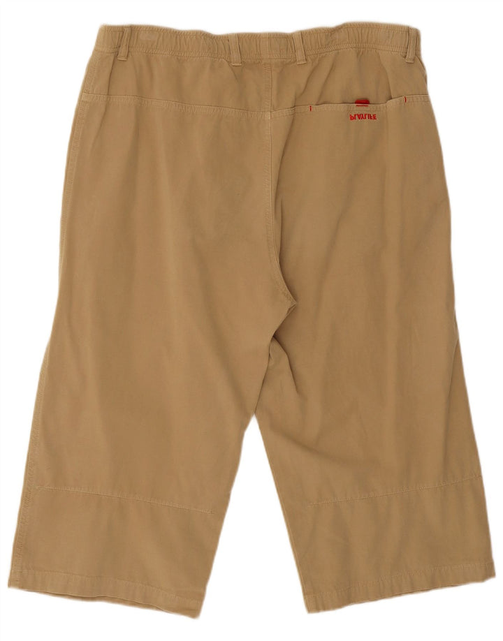 Мужские шорты-бермуды Playlife XL W38 Бежевые, хлопок