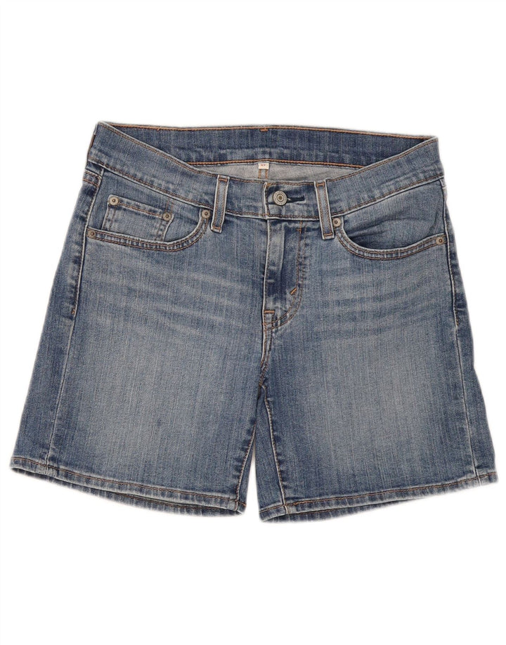 Женские джинсовые шорты Levi's W27, маленькие синие, хлопок