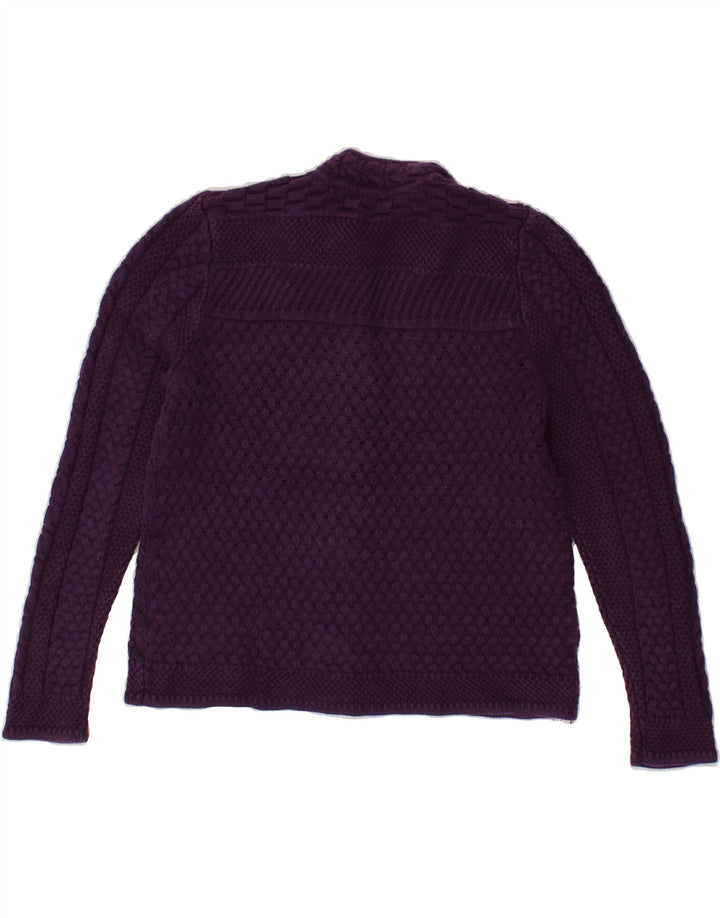 L.L.BEAN Womens Cardigan Sweater UK 8 Small Purple Vintage L.L.Bean and Second-Hand L.L.Bean from Messina Hembry 