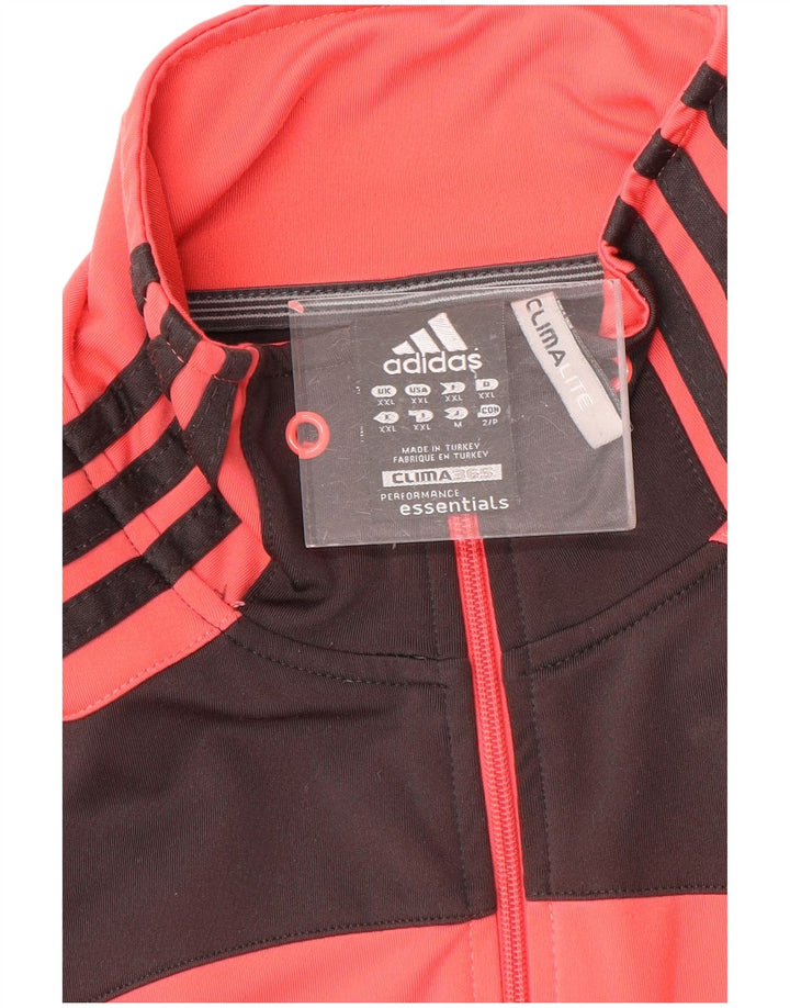 Женская спортивная куртка ADIDAS Clima 365 UK 20 2XL розовая с цветными блоками