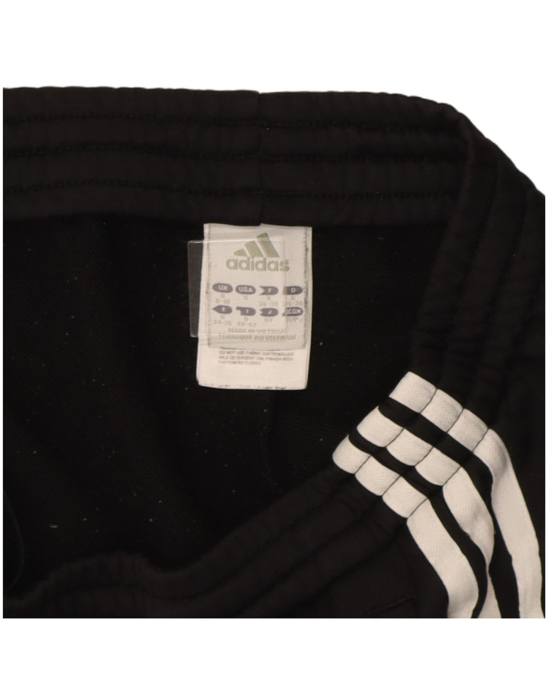 Женские спортивные брюки Adidas UK 8/10, маленький черный полиэстер