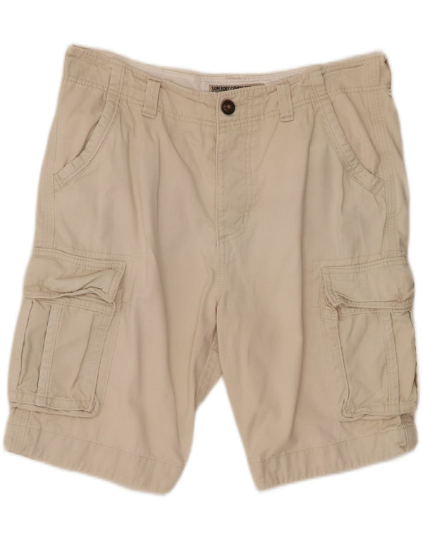 Мужские шорты карго Superdry Medium W34 Бежевые, хлопок