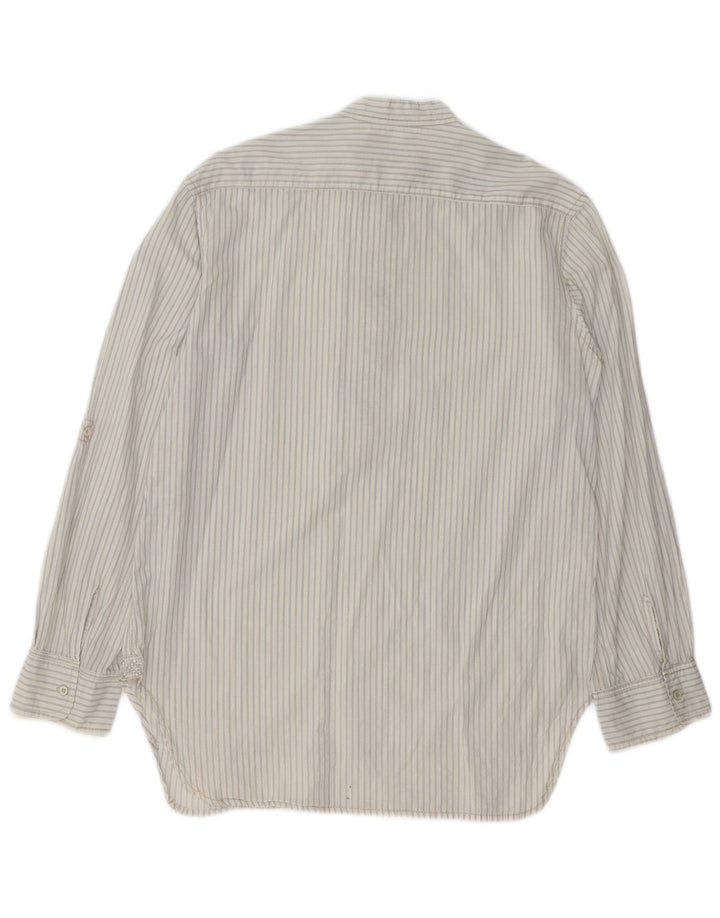 Женская рубашка-пуловер Zara UK 18 XL, хлопок в белую полоску
