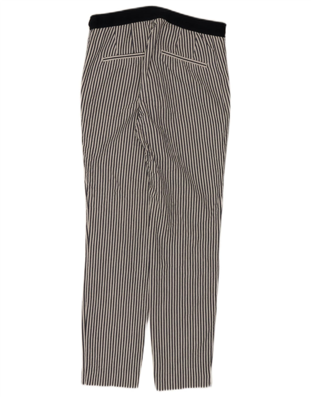 Женские узкие брюки чинос ZARA, маленькие W26 L27, хлопок в белую полоску