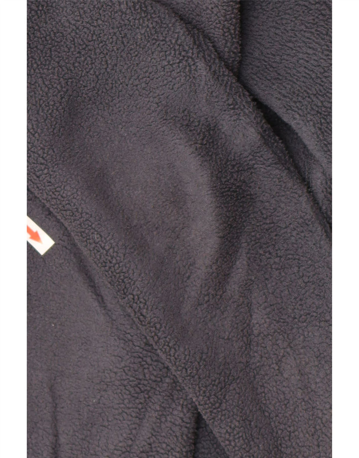 Женская флисовая куртка с капюшоном Quiksilver Roxy, размер США 4, маленький размер, темно-синий, полиэстер