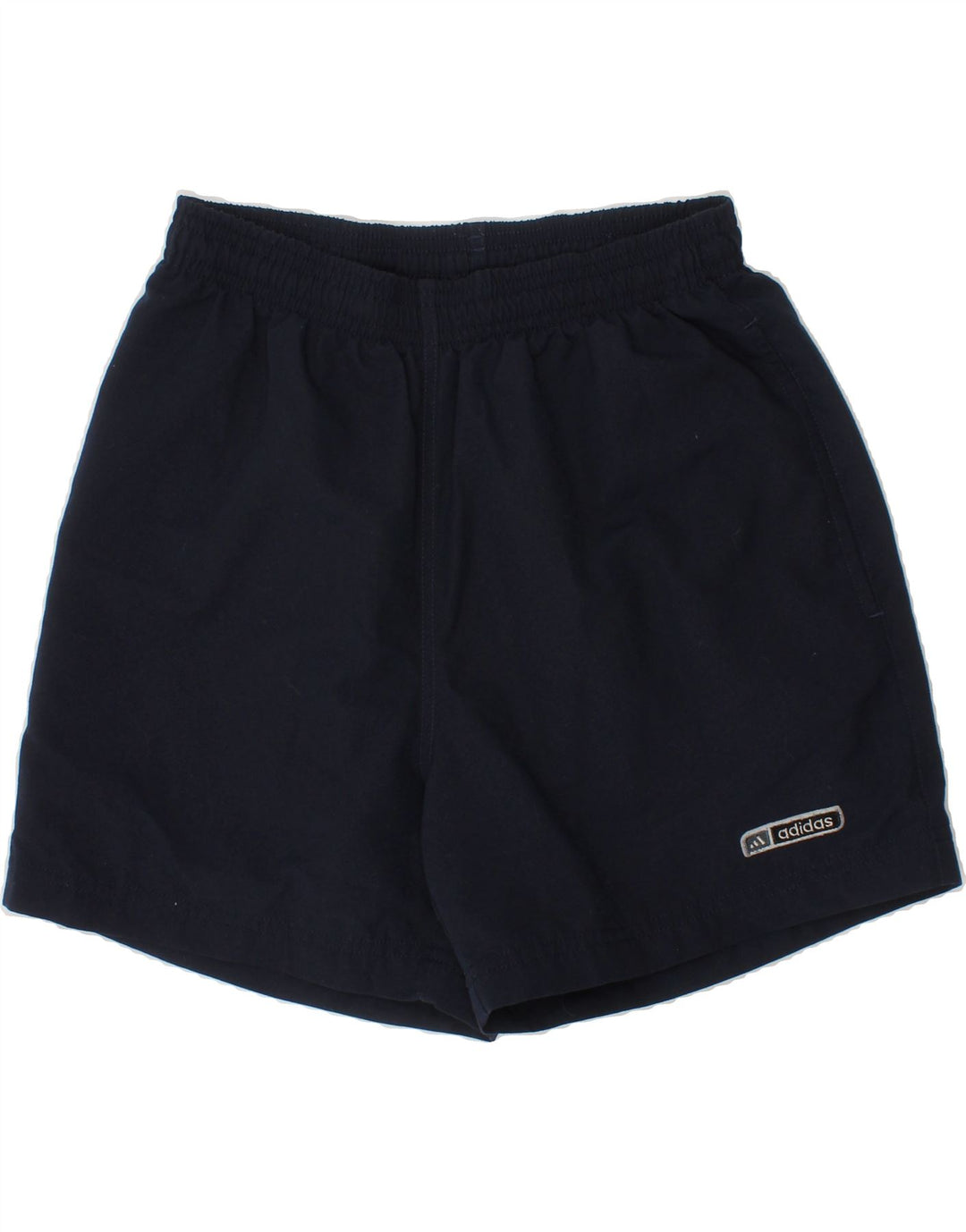 ADIDAS Boys Sport Shorts 11-12 Years  Navy Blue Polyester Vintage Adidas and Second-Hand Adidas from Messina Hembry 