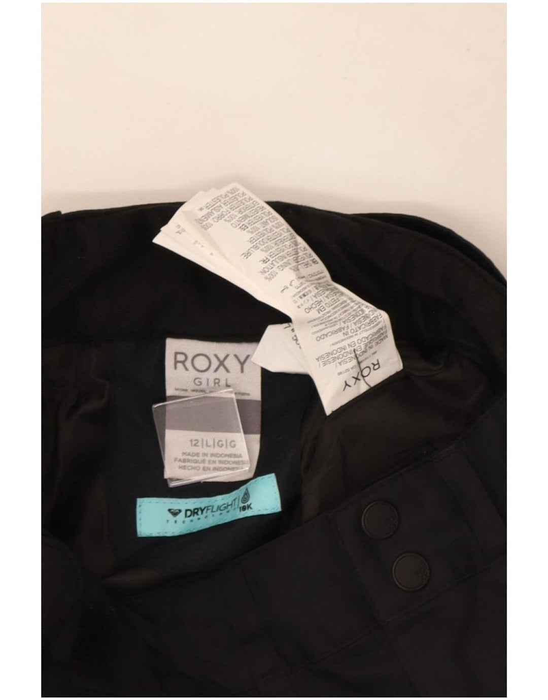 Лыжные брюки Roxy для девочек 11-12 лет, большие черные