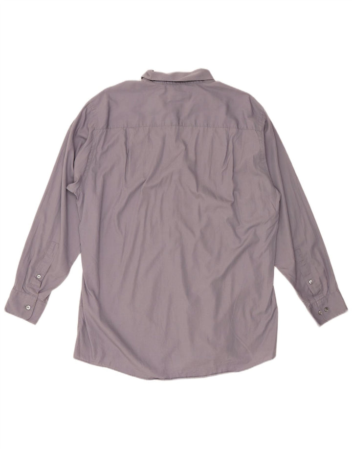 Мужская рубашка CALVIN KLEIN, размер 16, большая синяя