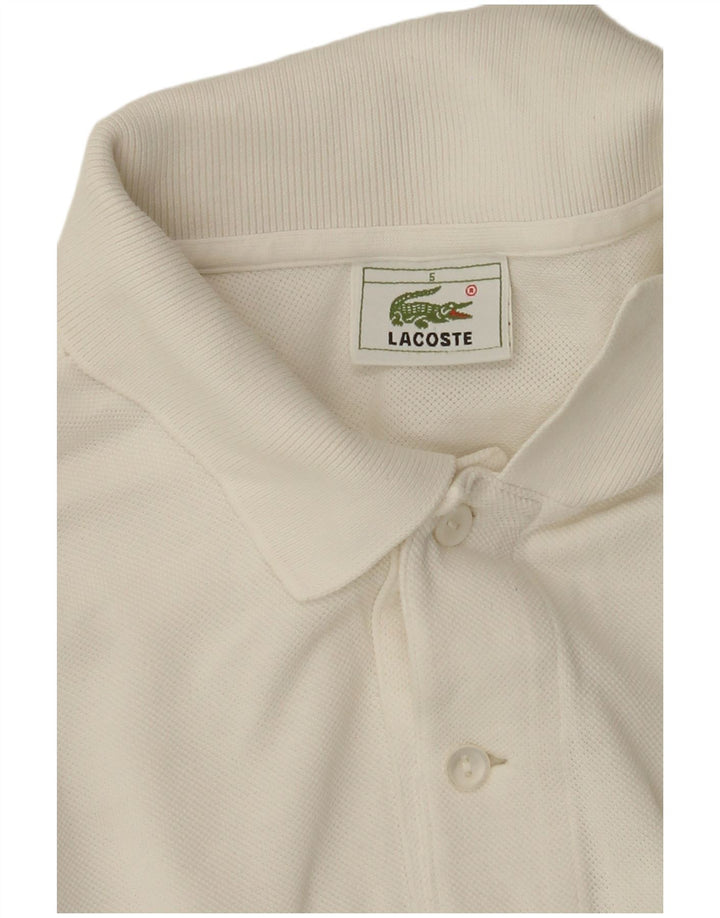 Мужская рубашка-поло LACOSTE, размер 5, большая, бежевая