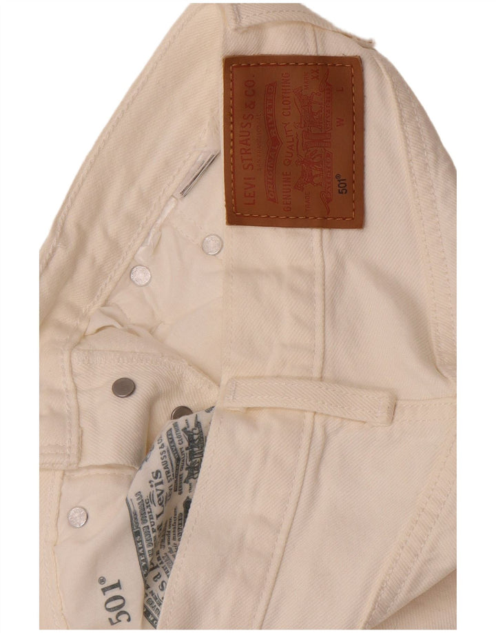 Женские прямые джинсы Levi's 501 W26 L26 белые