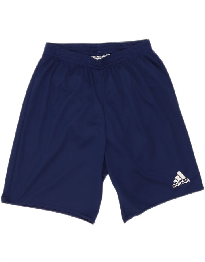 Мужские спортивные шорты Adidas Climalite, маленькие, темно-синие, полиэстер