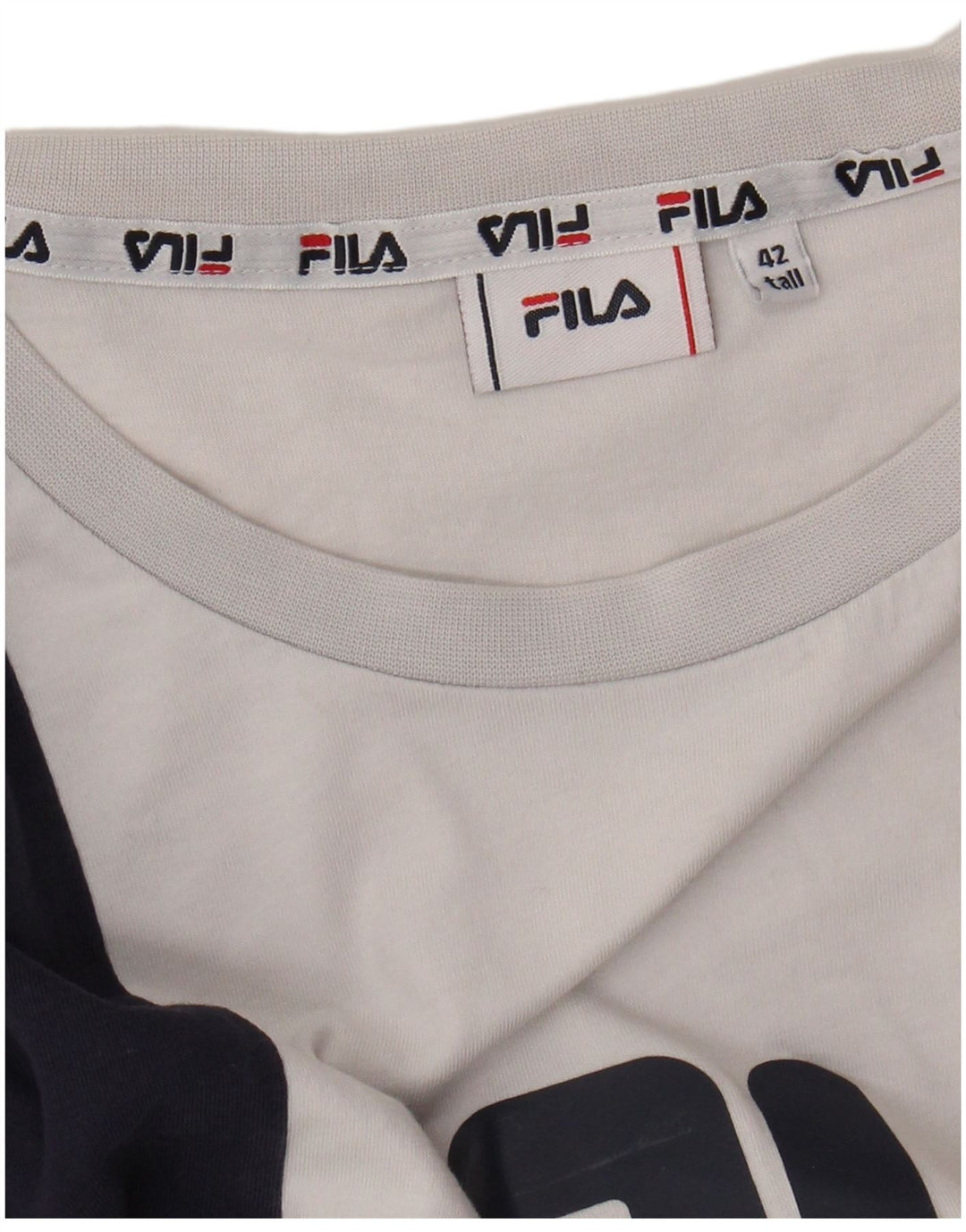 Женская футболка с рисунком FILA Top IT 42, средняя, разноцветная, с цветными блоками