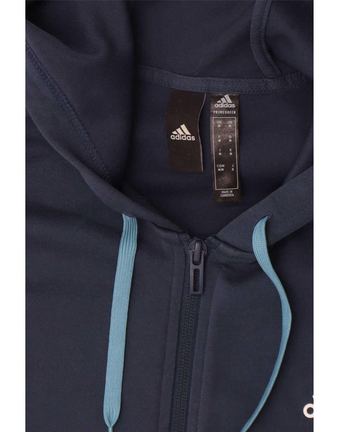 Мужской спортивный костюм Adidas Aeroready, верхняя куртка, средний темно-синий, цветной блок