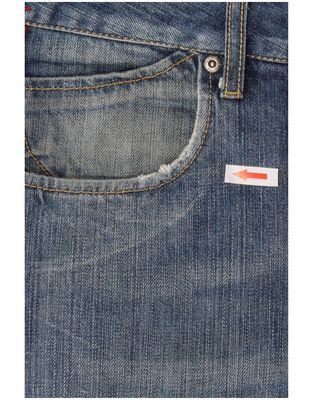 Мужские прямые джинсы Zu Elements W36 L35, синий хлопок